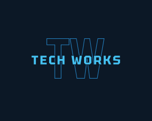 Futuristic Tech Company logo design