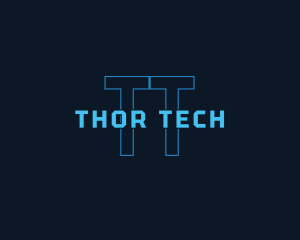 Futuristic Tech Company logo design