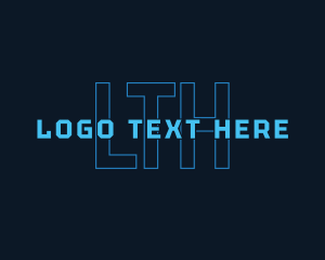 Futuristic - Futuristic Tech Company logo design