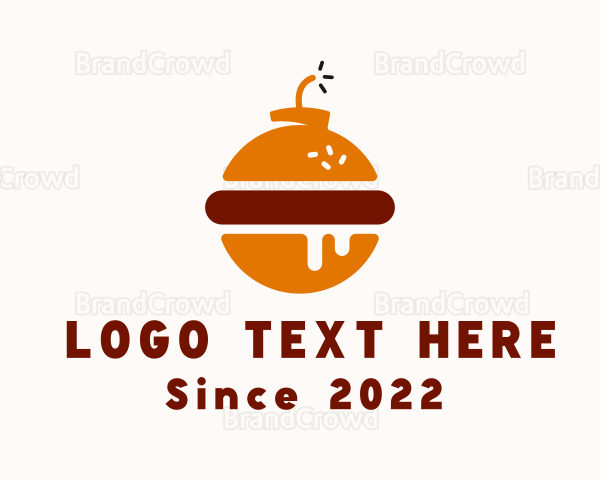 Bomb Burger Street Food Logo