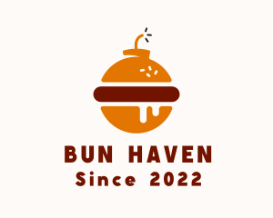 Buns - Bomb Burger Street Food logo design