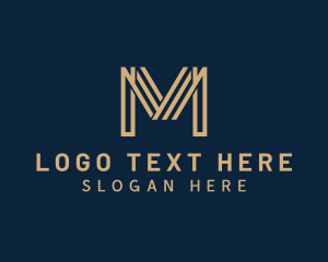 Financial - Business Studio Letter M logo design