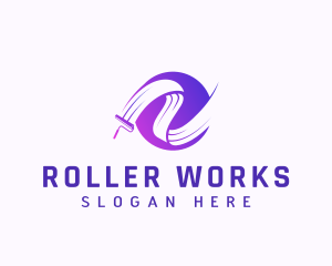 Roller - Roller Painting Refurbish logo design