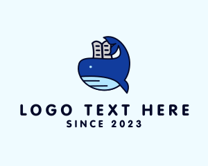 Publisher - Book Whale Publishing logo design
