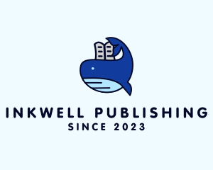 Publishing - Book Whale Publishing logo design