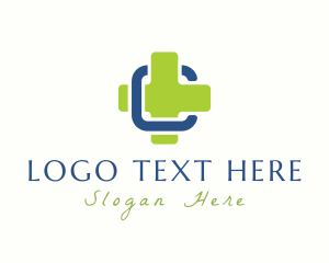 Cross - Medical Care Letter C logo design