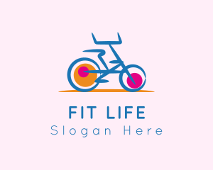 Bicycle Fitness Cycling logo design