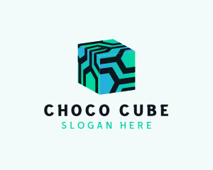 Digital Circuit Cube Logo