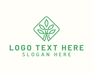 Eco - Tree Eco Organic logo design