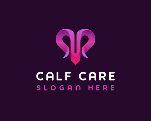 Heart Love Care logo design