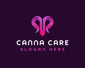 Heart Love Care logo design