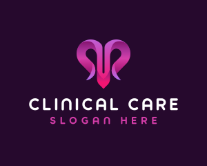 Heart Love Care logo design