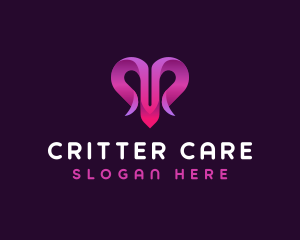 Heart Love Care logo design