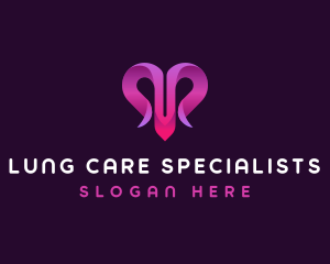 Heart Love Care logo design