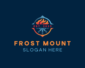 Fire Snowflake Facility logo design