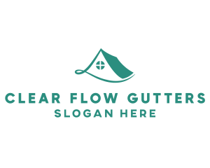 Gutter - Green Home Resident logo design