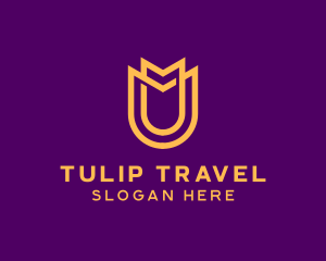 Double Orange Tulip logo design