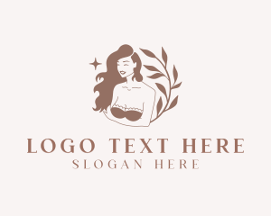 Bra - Woman Lingerie Fashion logo design