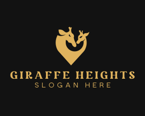 Wild Giraffe Zoo logo design