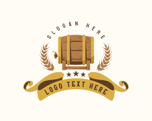 Liquor - Barrel Liquor Brewery logo design