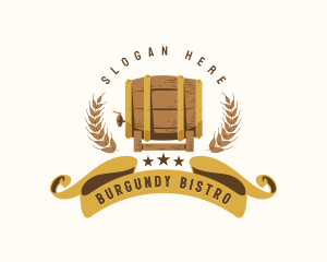 Barrel Liquor Brewery logo design