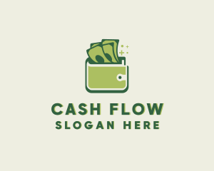 Cash Wallet Savings logo design