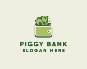 Cash Wallet Savings logo design