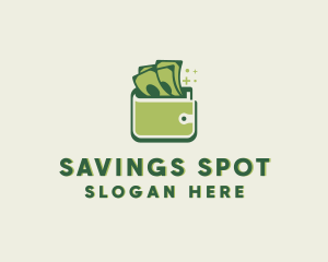 Cash Wallet Savings logo design