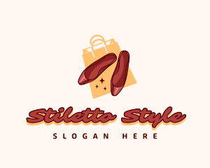 Stiletto Shoe Shopping logo design