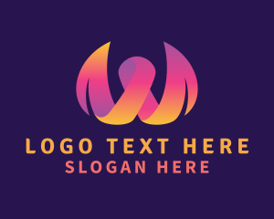 Software - Creative Company Letter W logo design