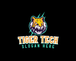 Wild Tiger Game logo design