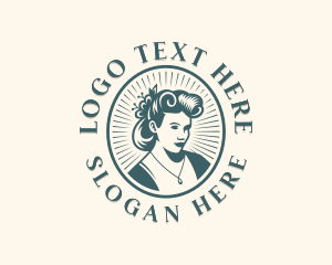 Vintage - Female Boutique Salon logo design