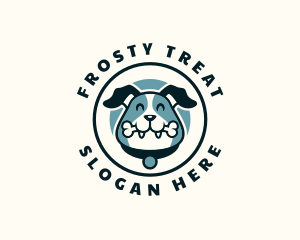 Happy Dog Bone Treat logo design