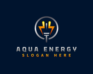 Electric Plug Energy logo design