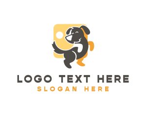 Leash - Dog Puppy Training logo design