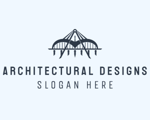 Arch - Compass Arch Bridge logo design