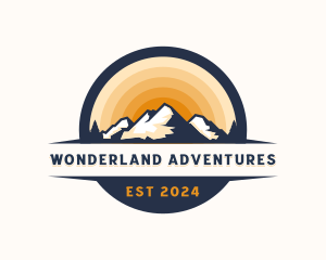 Mountain Peak Adventure logo design