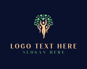 Social - People Charity Tree logo design
