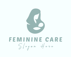 Gynecology - Mom Breastfeed Baby logo design