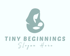 Neonatal - Mom Breastfeed Baby logo design