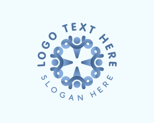 Volunteer - Support Group Community logo design
