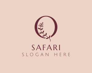 Floral Spa Letter Q Logo