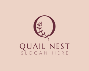 Floral Spa Letter Q logo design