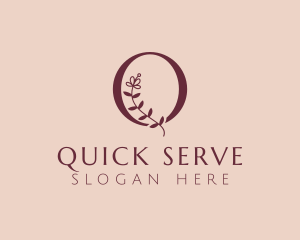 Floral Spa Letter Q logo design