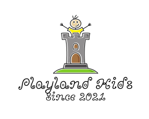 Kid - Kid Castle Daycare logo design
