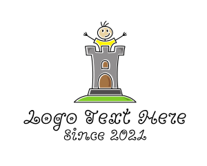 Grade School - Kid Castle Daycare logo design