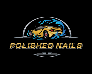 Car Wash Detailing logo design