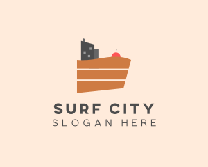 Cherry City Cake  logo design