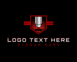 Technician - Laser Metal Cutter logo design