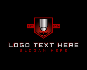 Laser - Laser Metal Cutter logo design